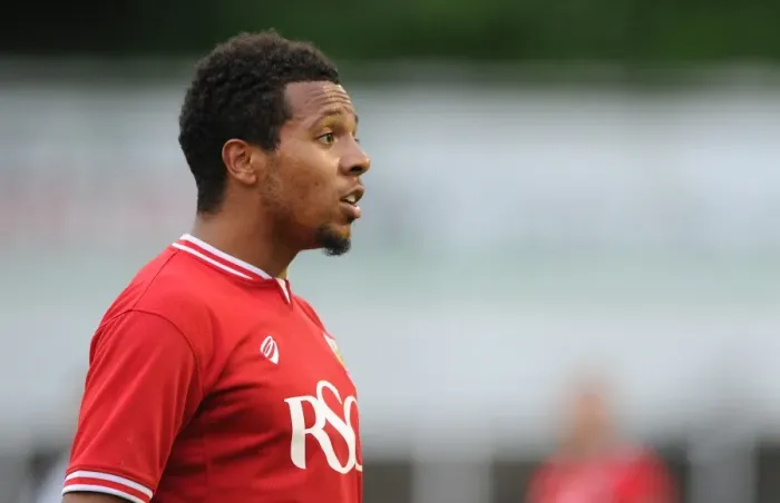 Framed Print : Korey Smith in Action: Bristol City vs Bath City (2015) - Pre-Season Friendly Framed Print : Korey Smith in Action: Bristol City vs Bath City (2015) - Pre-Season Friendly