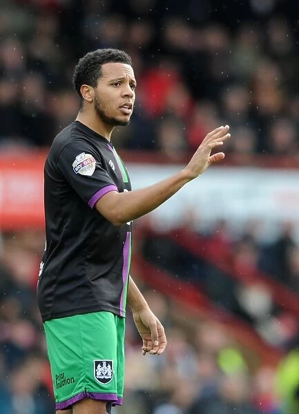 Korey Smith of Bristol City in Action Against Brentford, Sky Bet Championship 2016