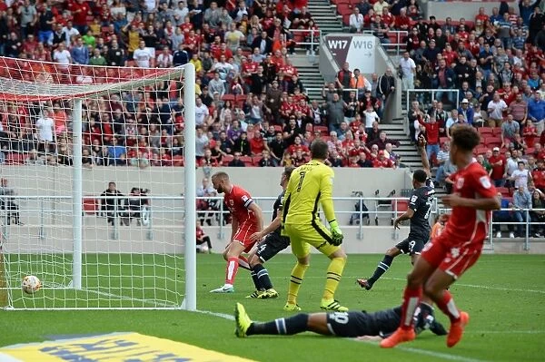 Last-Gasp Equalizer by Aaron Wilbraham: Bristol City vs. Derby County, Sky Bet Championship (17-09-2016)