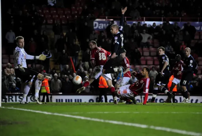 Framed Print : Last-Minute Drama: Nicky Maynard Scores the Winner for Bristol City against Millwall in Championship Match, 03 / 01 / 2012 Framed Print : Last-Minute Drama: Nicky Maynard Scores the Winner for Bristol City against Millwall in Championship Match, 03 / 01 / 2012