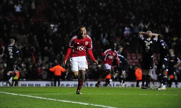 Last-Minute Drama: Nicky Maynard Scores the Winning Goal for Bristol City against Millwall in the Championship (03 / 01 / 2012)