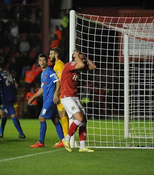 Last-Minute Thriller: Luke Ayling's Dramatic Header Misses the Mark - Bristol City vs Leyton Orient, Sky Bet League One, 2014