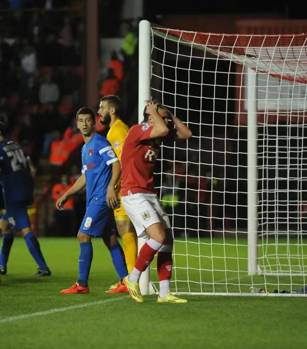 Framed Print : Last-Minute Thriller: Luke Ayling's Dramatic Header Misses the Mark - Bristol City vs Leyton Orient, Sky Bet League One, 2014 Framed Print : Last-Minute Thriller: Luke Ayling's Dramatic Header Misses the Mark - Bristol City vs Leyton Orient, Sky Bet League One, 2014