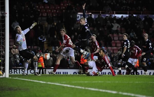 Last-Minute Thriller: Nicky Maynard Scores the Dramatic Winner for Bristol City against Millwall in Championship Match (03 / 01 / 2012)