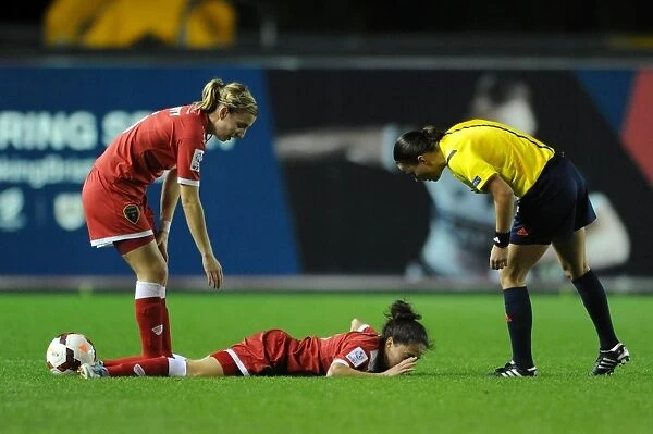 Laura Del Rio Garcia Suffers Injury During Bristol Academy's Match Against FC Barcelona
