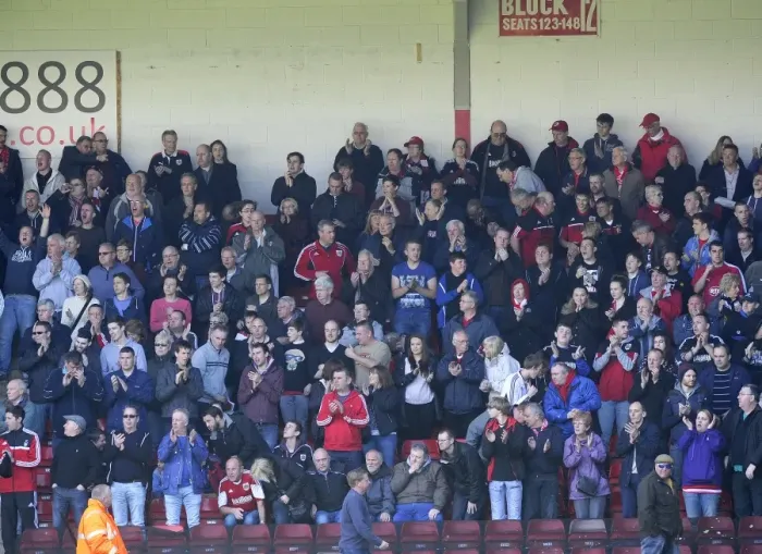 Framed Print : League One Rivalry: Walsall vs. Bristol City at Banks Stadium (April 12, 2014)