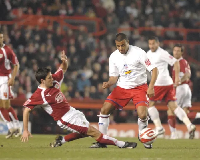 Framed Print : Lee Johnson in Action: Bristol City vs. Crystal Palace