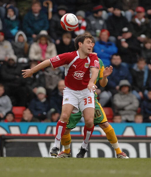 Lee Johnson in Action: Bristol City vs. Norwich City