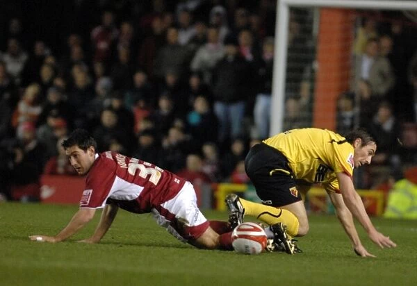 Lee Johnson in Action: Bristol City vs. Watford