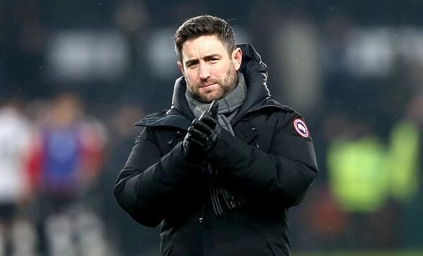 Lee Johnson Leads Bristol City at iPro Stadium Against Derby County (February 11, 2017)