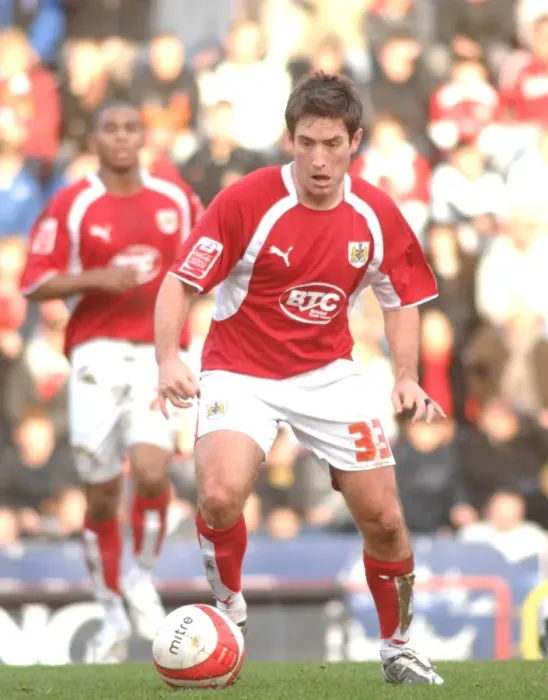 Framed Print : Lee Johnson Leads the Charge: Bristol City vs Blackpool