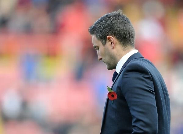 Lee Johnson's Disappointment: Bristol City vs Oldham Athletic, 01 / 11 / 2014