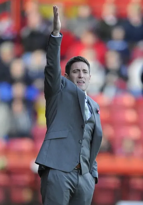 Framed Print : Lee Johnson's Emotional Return: Bristol City vs Oldham Athletic, 2013