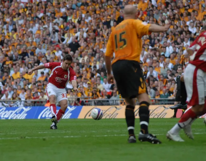 Framed Print : Lee Johnson's Euphoric Moment: Promotion to Championship with Bristol City Framed Print : Lee Johnson's Euphoric Moment: Promotion to Championship with Bristol City