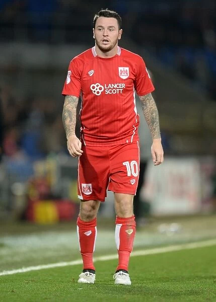 Lee Tomlin of Bristol City in Action against Tottenham Hotspur at The Hawthorns, 2016