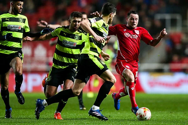 Lee Tomlin's Thrilling Performance: Bristol City vs Huddersfield Town in Sky Bet EFL Championship