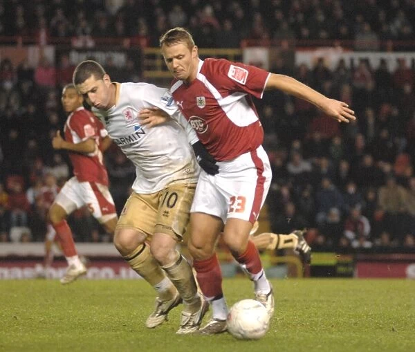 Lee Trundle in Action for Bristol City Against Middlesbrough