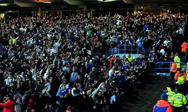 Leeds United Fans Celebrate Championship Victory Over Bristol City (13 / 11 / 2010)