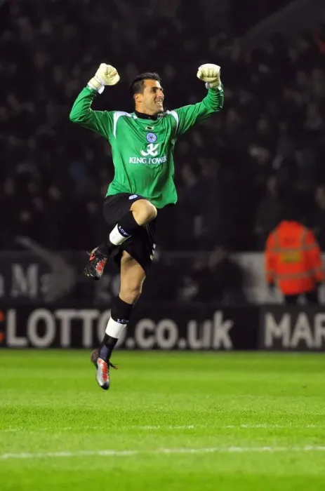 Framed Print : Leicester City's Ricardo: Rejoicing in the Championship Opener Against Bristol City (18 / 02 / 2011) Framed Print : Leicester City's Ricardo: Rejoicing in the Championship Opener Against Bristol City (18 / 02 / 2011)