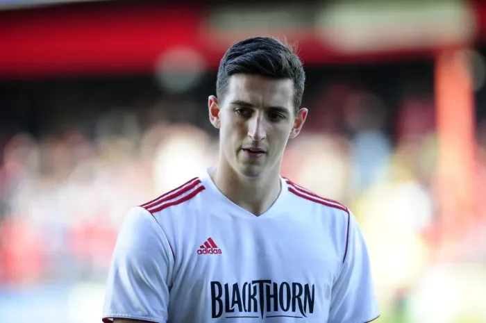 Framed Print : Lewis Dunk in Action: Crystal Palace vs Fulham, Barclays Premier League, 2013
