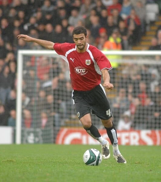 Liam Fontaine in Action: Plymouth vs. Bristol City Football Match