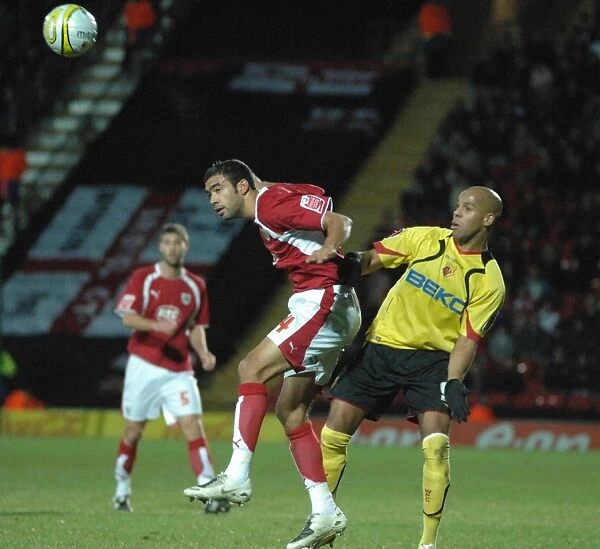 Liam Fontaine in Action: Watford vs. Bristol City - A Football Battle