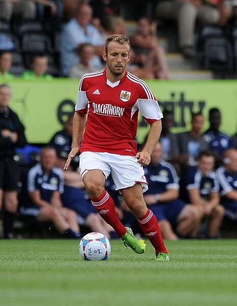 Liam Kelly of Bristol City in Action Against Forest Green Rovers - Preseason 2013