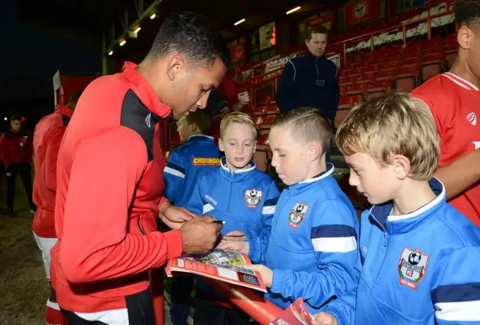 Framed Print : Liam Moore of Bristol City Signing Autographs at Ashton Gate, 31st October 2015 (Bristol City vs Fulham, Sky Bet Championship) Framed Print : Liam Moore of Bristol City Signing Autographs at Ashton Gate, 31st October 2015 (Bristol City vs Fulham, Sky Bet Championship)
