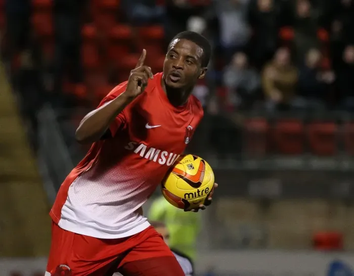 Framed Print : Lisbie's Goal: Leyton Orient vs. Bristol City, 11-2-2014 (Sky Bet League One)