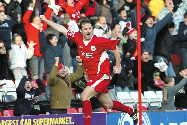 Louis Carey in Action for Bristol City Football Club (05-06)