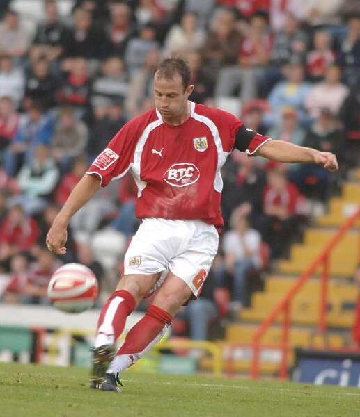 Louis Carey in Action for Bristol City Against Sheffield United