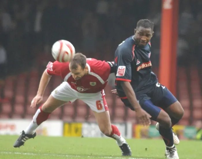 Framed Print : Louis Carey in Action: Bristol City vs Stoke City Framed Print : Louis Carey in Action: Bristol City vs Stoke City