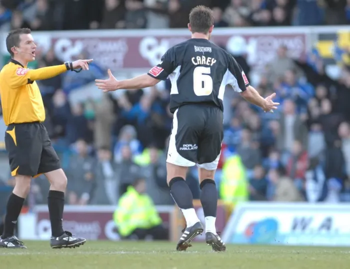 Framed Print : Louis Carey in Action: Cardiff City vs. Bristol City
