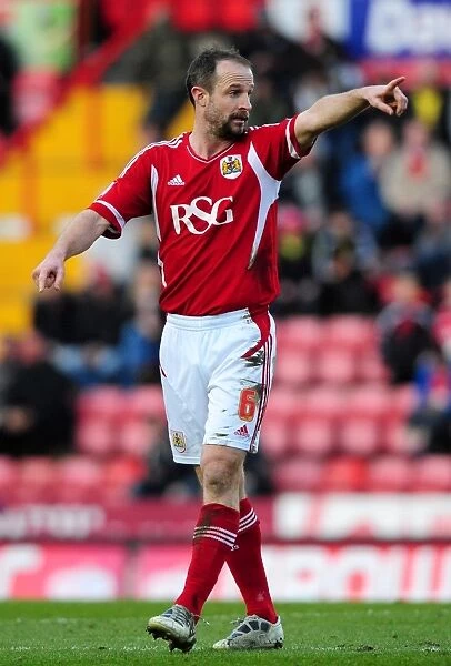 Louis Carey Leads the Charge: Bristol City vs. Cardiff City at Ashton Gate Stadium, March 10, 2012