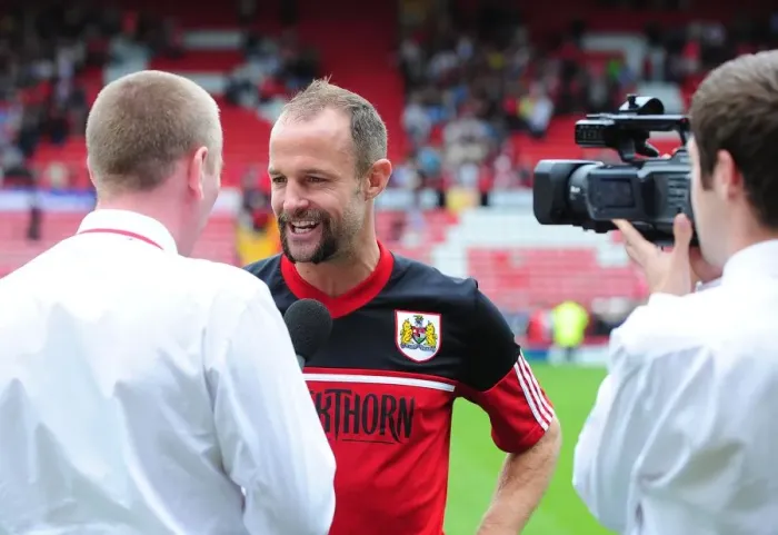 Framed Print : Louis Carey's Testimonial: Bristol City Football Club vs. Bristol Rovers, August 4, 2012