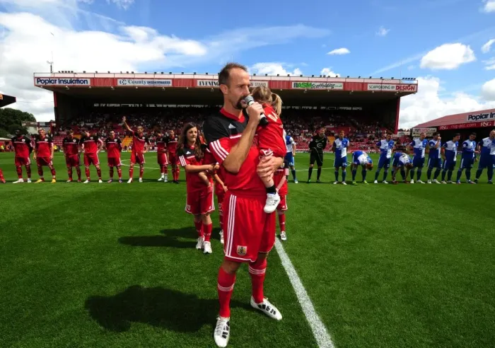 Framed Print : Louis Carey's Testimonial: A Heartfelt Address to the Fans at Ashton Gate Stadium (August 4, 2012)