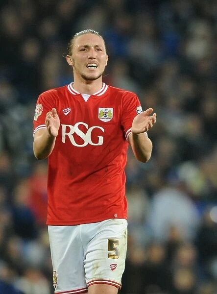 Luke Ayling of Bristol City in Action against Cardiff City, Sky Bet Championship (October 2015)