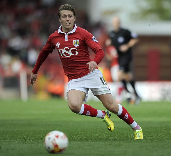 Luke Freeman in Action for Bristol City against Doncaster Rovers, Sky Bet League One