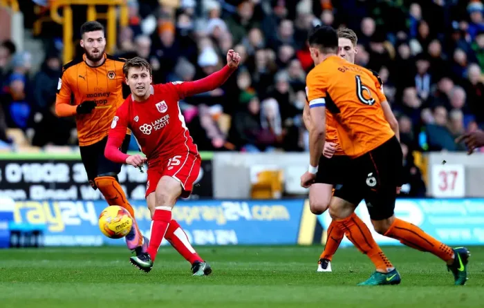 Framed Print : Luke Freeman Passes the Ball for Bristol City against Wolverhampton Wanderers, Sky Bet Championship (December 2016) Framed Print : Luke Freeman Passes the Ball for Bristol City against Wolverhampton Wanderers, Sky Bet Championship (December 2016)