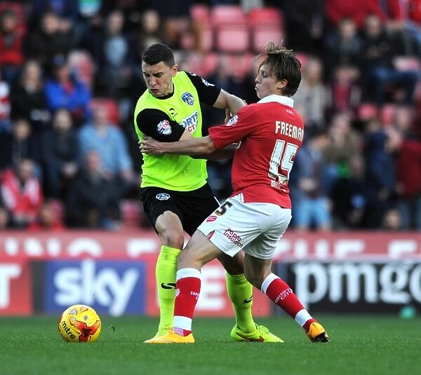 Luke Freeman Stops James Wilson: Bristol City vs Oldham Athletic