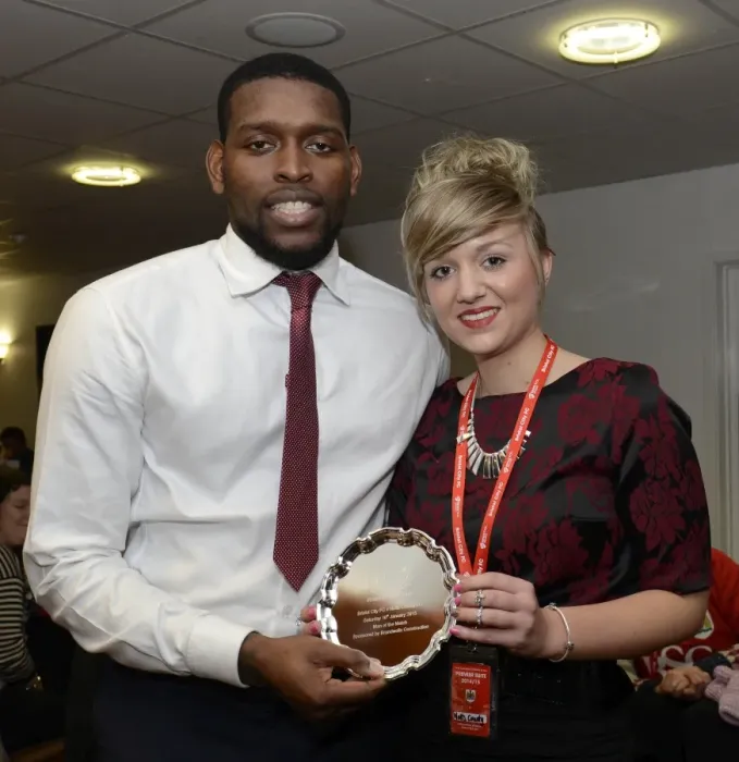 Framed Print : Man of the Match Presentation: Sky Bet League One - Bristol City vs Notts County, Ashton Gate Framed Print : Man of the Match Presentation: Sky Bet League One - Bristol City vs Notts County, Ashton Gate