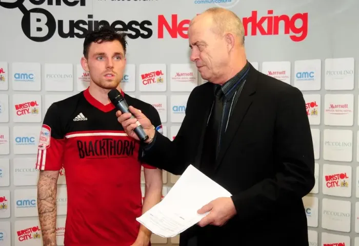 Framed Print : Man of the Match: Star Player Interview, Bristol City vs Watford, Ashton Gate, 2013
