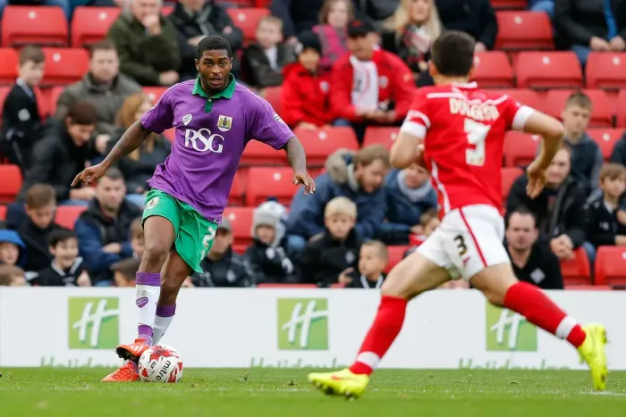 Framed Print : Mark Little in Action: Barnsley vs. Bristol City, October 2014