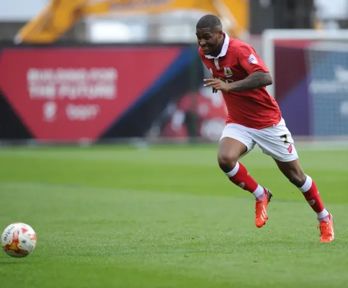 Framed Print : Mark Little in Action: Bristol City vs MK Dons, Sky Bet League One, Ashton Gate Framed Print : Mark Little in Action: Bristol City vs MK Dons, Sky Bet League One, Ashton Gate