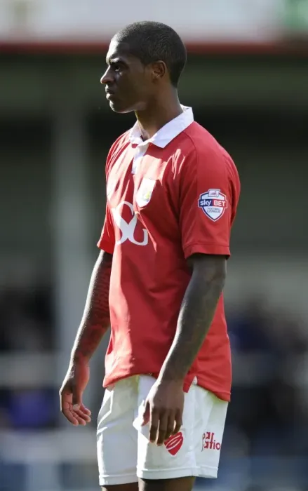 Framed Print : Mark Little in Action: Bristol City vs Rochdale FC, Sky Bet League One, 2014 - Football Match at Spotland Stadium