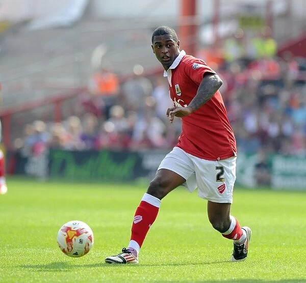 Mark Little of Bristol City in Action Against Scunthorpe United, Sky Bet League One, September 6, 2014