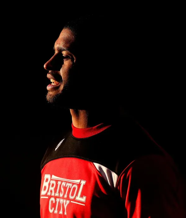Framed Print : Mark Little: Emerging from the Shadows in the Wolverhampton Wanderers vs. Bristol City Clash, 26th December 2016