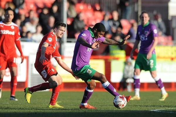 Mark Little Under Pressure: A Moment from Crawley Town vs. Bristol City, Sky Bet League One