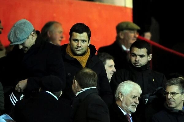 Mark Wright Watches Brother Josh Wright Play for Millwall against Bristol City in Championship Match, 03 / 01 / 2012