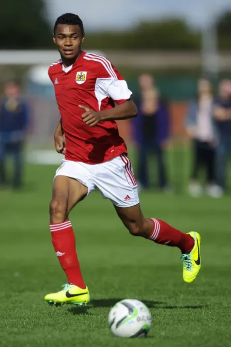 Framed Print : Marley Bishop of Bristol City U18 in Action: U18 Professional Development League Clash Against Brighton & Hove Albion U18 - October 5, 2013 Framed Print : Marley Bishop of Bristol City U18 in Action: U18 Professional Development League Clash Against Brighton & Hove Albion U18 - October 5, 2013